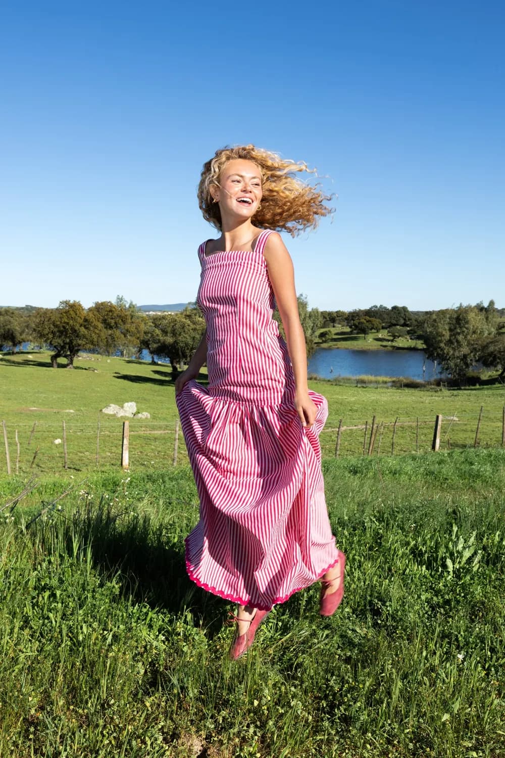 Vestido Paloma: rosa